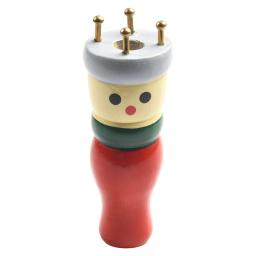2-Piece Knitting Tool Set, Ferramentas De Costura, Carretel De Madeira, Tear Tecelagem Spool, Acessório Boneca Francesa - Image 6