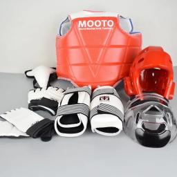 Full Taekwondo Protective Gear Set, Equipamento de Combate Real, Competição Grossa, Artes Marciais, Combat Protector Set, Treinamento, 8Pcs - Image 6