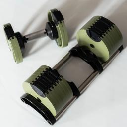 Haltere de peso ajustável para homens e mulheres, exercícios de corpo inteiro, pesos, opções multipeso, 24kg - Image 2