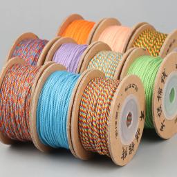 Cordão de Macramé de Algodão Premium Durável 3 Strand Cordas para Artesanato Decoração, Corda De Costura para Casamentos, Fazer Jóias, Artesanato DIY, 1mm, 20m - Image 4