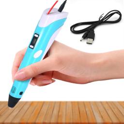 Caneta 3D para crianças, Caneta de impressão com tela LCD compatível, Brinquedos para crianças, Presente de aniversário - Image 1