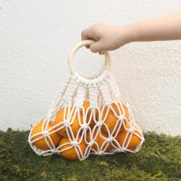 Kit de macramé para iniciante, diy, diy, trabalhos artesanais, uma variedade de cores para escolher, saco oco prático, 1 pc - Image 6