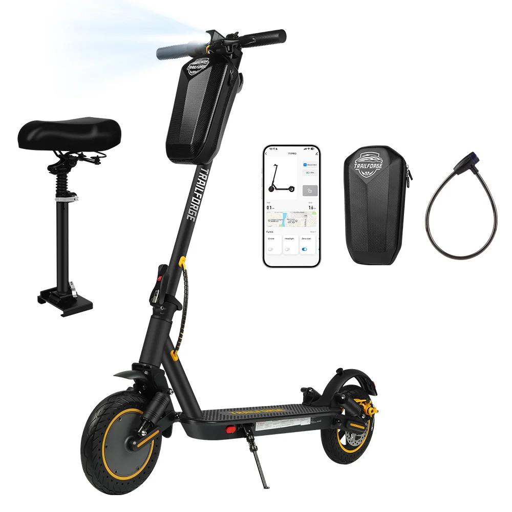 Trailforge Patinete Eletrico Adulto 500w Scooter Elétrica 10.4ah 10'' 30KM/h 30KM App Bluetooth - Image 1