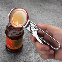 Abridor De Lata De Aço Inoxidável Ajustável, Ferramentas De Cozinha Criativas, Abridor De Garrafas De Jarra Manual, Acessórios Multifuncionais, Home Gadgets - Image 3