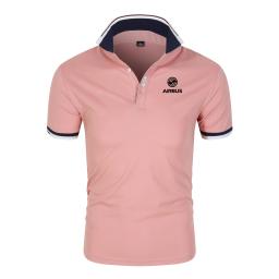 Camisas polo masculina e feminina, Pilotos de Avião, Camisa Lazer, Estampa Airbus, Verão - Image 5