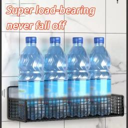 Ganchos autoadesivos transparentes, suporte de suspensão, gancho de prateleira para cozinha, banheiro, rack de armazenamento de parede, adesivos de fixação, 10 peças - Image 2