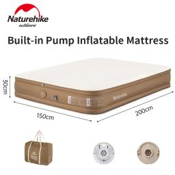 Naturehike barraca de ar inflável para acampamento, colchão duplo, almofada de dormir, cama de inflar automática, bomba embutida, 30cm, rolamento 300kg - Image 1