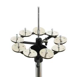 IRIN-Percussão Instrument Acessórios, Kit de Bateria, Prato, Ferramentas Auxiliares, Hi-Hat Bells, Jingles, Tambourine, Material Inoxidável, 6 Polegada - Image 1