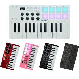 MIDI teclado controlador Pad com 8 RGB Drum Pads, Control Console, software incluído, desempenho de acordes, SMK 25 - Image 1