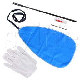 Kit de limpeza de flauta profissional, 5 peças pano de limpeza para flauta olayer - Image 2