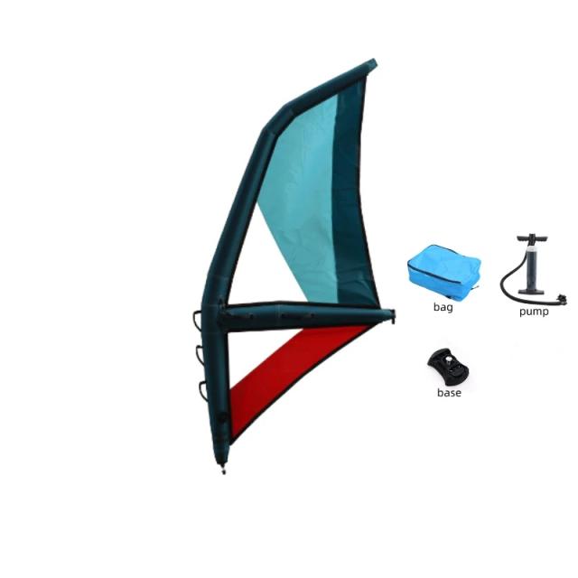 SUP Paddle Board Inflável para Esportes Aquáticos e Windsurf com Sail e Wind Booster