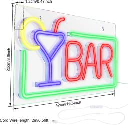 Neon LED Sign Beer Time, Shop Bar, Restaurante, Hotel, KTV, Quarto, Parede, Cozinha, Night Light personalizado, USB Power - Image 5