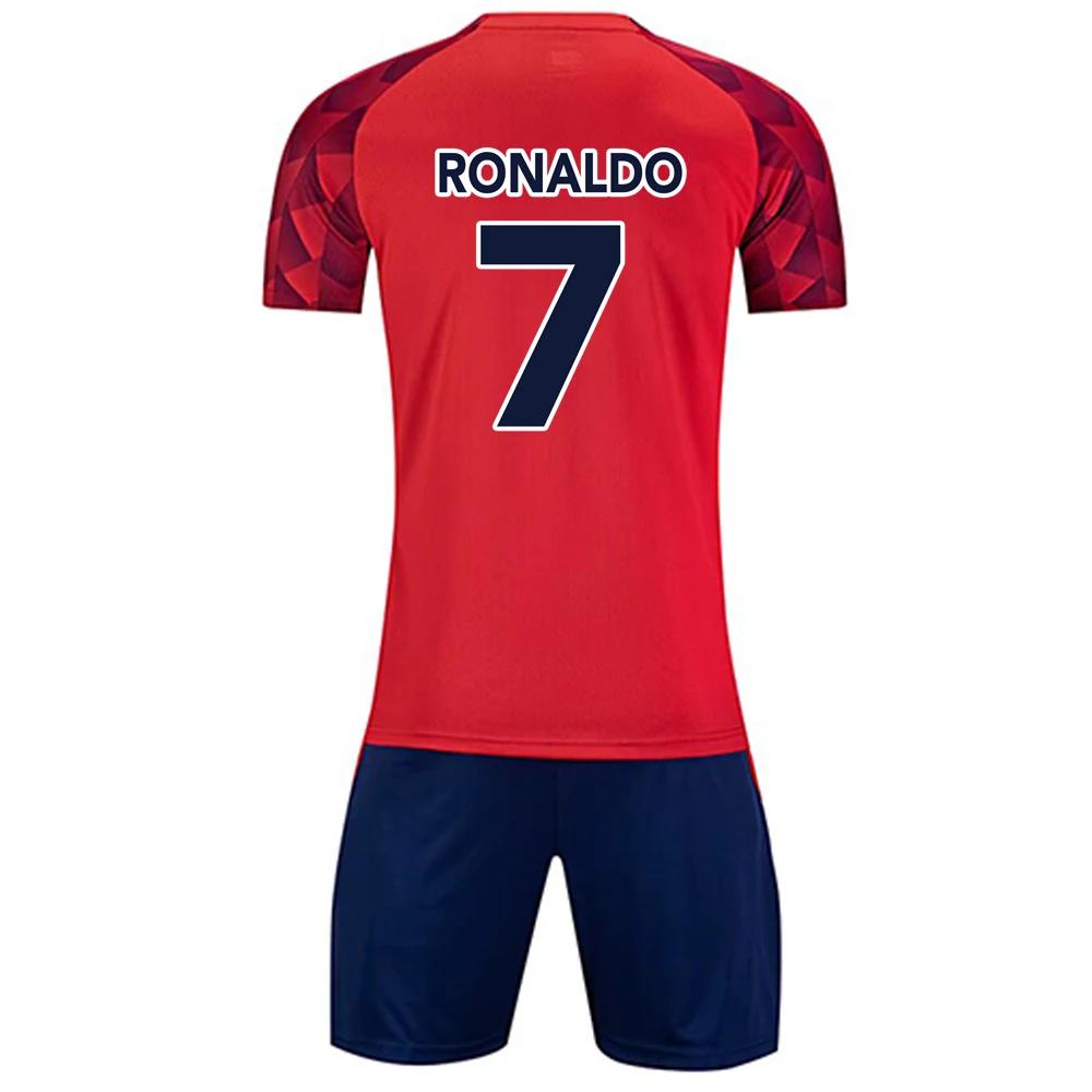 3-Piece Futebol Jerseys Set para Crianças, Juventude Camisas e Shorts, Uniformes De Treinamento - Image 1
