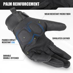 Luvas Táticas Respiráveis para Homens, Esporte ao Ar Livre, Caça, Paintball, Combate, Caminhada, Trabalho, Bicicleta, Equipamento de Proteção, Anti-Skid - Image 5