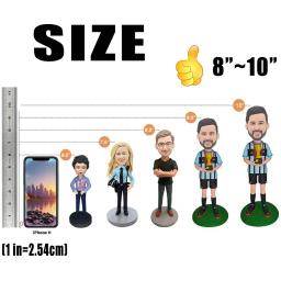 Bobbleheads personalizados para suas fotos, conjunto completo de figuras de ação bobblehead feitas à mão exclusivas personalizadas, presentes - Image 5