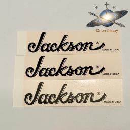 Waterslide Transferência Guitarra Pescoço Cabeça Adesivo, Headstock Decalque, Adequado para Jackson Charvel, Guitarra Elétrica, 3pcs - Image 2