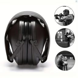 Protetor auricular para tiro e caça, Earmuffs, redução de ruído, proteção auditiva, à prova de som, tático - Image 6
