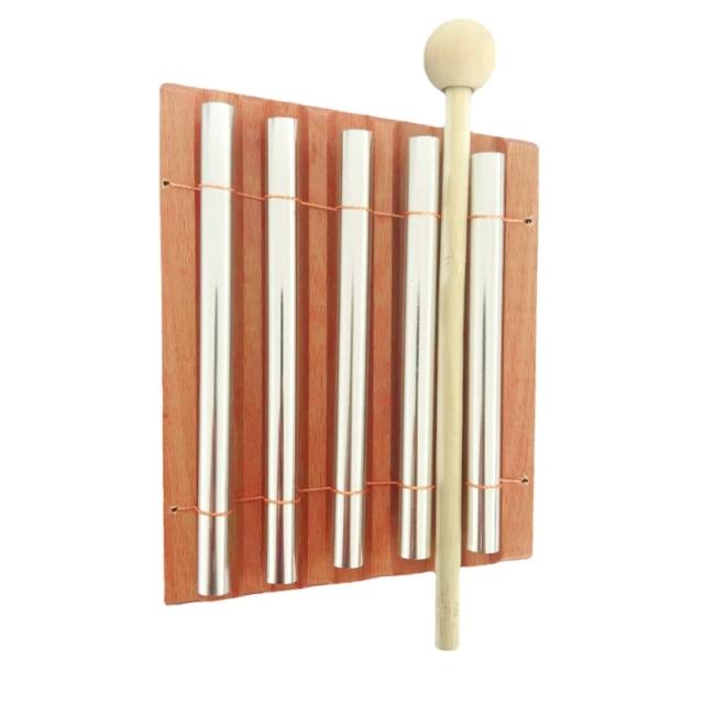 Sinos de Energia para Práticas de Yoga e Terapia Sonora: Carrilhão de Percussão com Tubos para Relaxamento e Meditação
