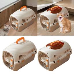 Pet Kennel Transport Box, gaiola para gatos, suprimentos pequenos para animais - Image 2
