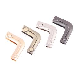 Fivelas de couro para proteção do canto do saco, botões de metal para bagagem e bolsa, acessórios de hardware, 1 conjunto - Image 2