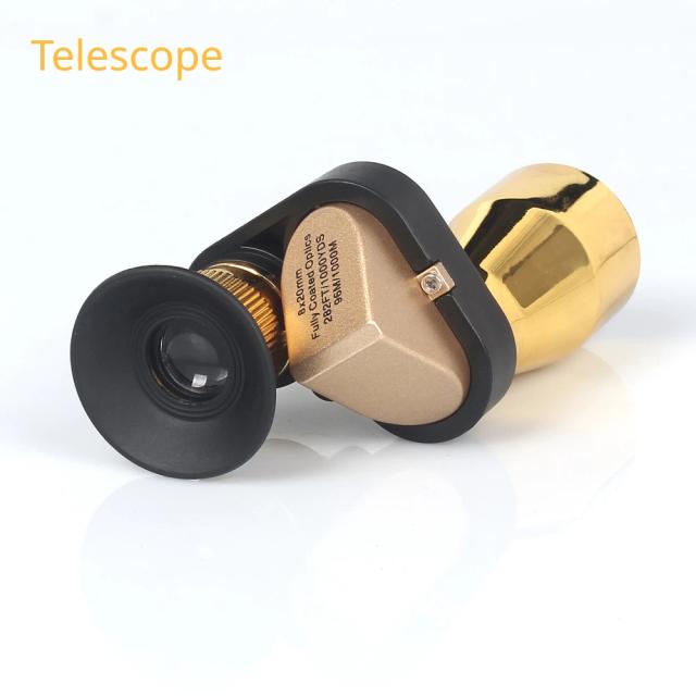 Telescópio Monocular HD Portátil 8x20 Ideal para Montanhismo, Caça, Viagens e Observação de Pássaros