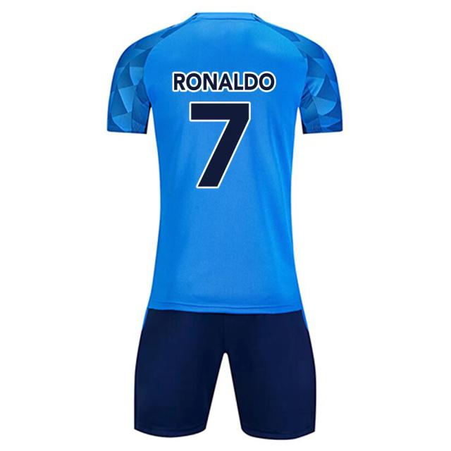 Conjunto de Uniformes de Futebol Infantil com Camisas e Shorts para Treinamento