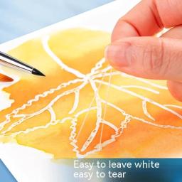 Arte Mascarando Pigmento Líquido para Iniciante, Látex Branco, Pigmento Cobrindo, Tinta Aquarela, rapidamente para Tinta, Guache, Artesanato Suprimentos - Image 4