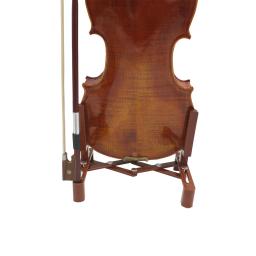 Suporte de violino ajustável portátil tamanho completo acessórios instrumento cordas retrátil dobrável suporte esponja almofada - Image 2