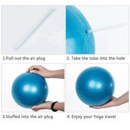 25cm bola de yoga ginásio fitness pilates treino bola equilíbrio exercício yoga núcleo bola indoor treinamento em casa bolas de yoga anti-pressão - Image 5