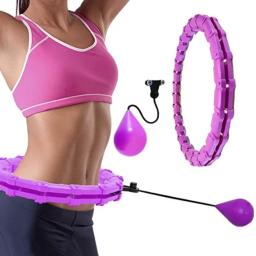 Aros ajustáveis destacáveis do esporte, aros da massagem, exercício fino abdominal da cintura, equipamento da aptidão, Gym, treinamento home, perda de peso - Image 1