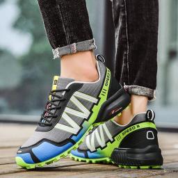 Homens caminhadas sapatos à prova dwaterproof água mulheres formadores ao ar livre rendas escalada trekking tênis montanha caminhada caça botas táticas 47 - Image 4