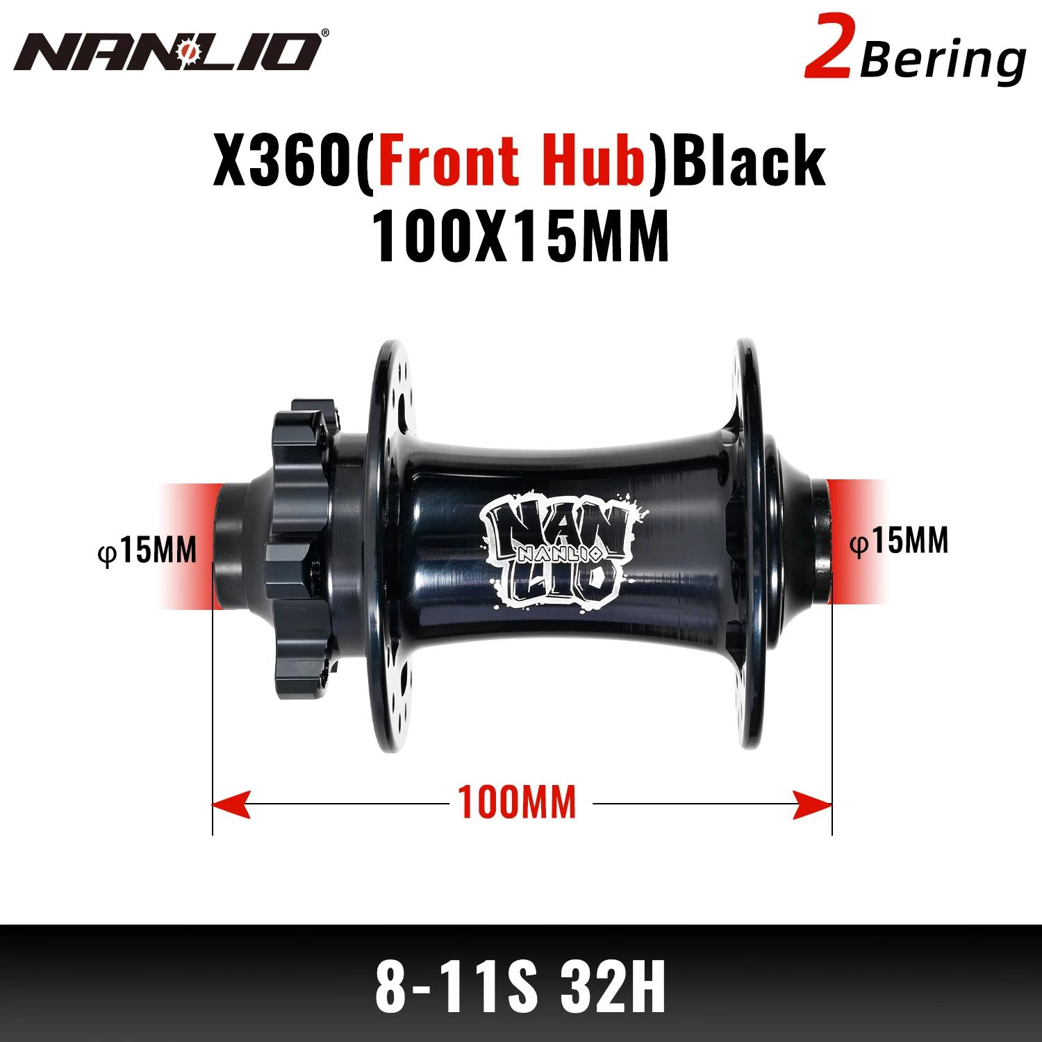 Cubo de Bicicleta NanLio X360 32 Furos 8 Trincos 360 Engrenagens Cubo Barulhento Rolamentos Lubrificados Vedado Cubo Dianteiro ou Traseiro HG 8 9 10 11 12 Velocidade - Image 1