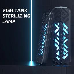 Lâmpada Submersível Esterilizador UV, Limpador de Água para Aquário, Aquário, Filtro Ultravioleta, Limpador, Luz, 5-22W - Image 3