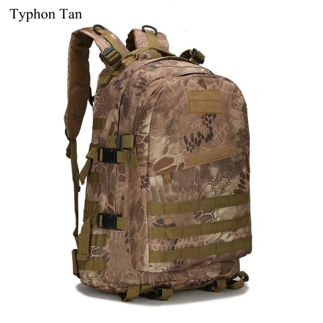 Mochila Tática 3D 25L em Náilon 900D Impermeável para Trekking e Montanhismo com Sistema Molle