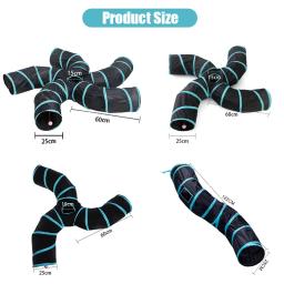 Brinquedos de túnel dobrável para pet, Tubo de túnel de gato, Kitty Training, Brinquedo divertido interativo para coelho, Animal Play, Estilo 30 - Image 6