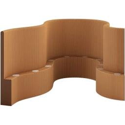 Divisória de tela, layout de exposição, placa de fundo, acessórios de loja de roupas e paredes divisórias, divisória de sala nova - Image 5