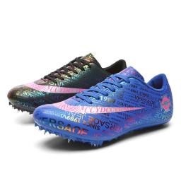 Tênis de corrida Spike para homens e mulheres, treinamento de atletismo, tênis de atleta, jornal de unhas, Graffiti, infantil - Image 4