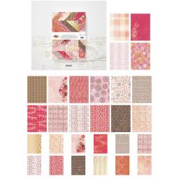 Papel de decoração para scrapbooking com estampa criativa, caminho a5 & a6, artesanato, design de um lado, fundo, origami, sem ácido - Image 2