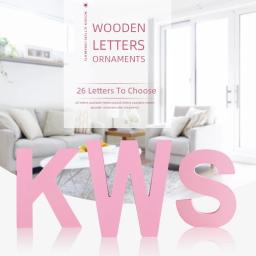 1 pçs 15cm letras de madeira arte decorativa artesanato decoração para casa festa de aniversário do casamento alfabeto decoração diy personalizado nome design - Image 3