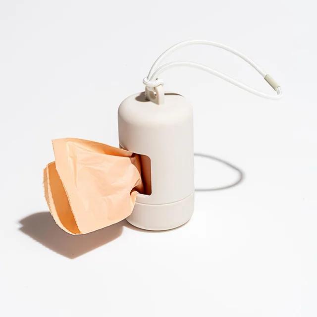 Dispenser Portátil de Sacos de Lixo para Pets, Elegante e Prático para Transporte de Sacos de Cocô de Cão