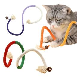 Cat Scratcher Rope Toy Corda de Algodão Resistente à mordida, Mastigação Toy, Paw Claw, Furniture Protector, Coçar Puzzle, 1 Pc, 2 Pcs, 3Pcs - Image 1