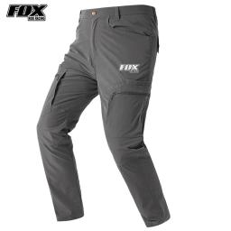 FOX RIDE-Calças Longas De Ciclismo Para Homens, Calças De Mountain Bike, Calças De Bicicleta De Estrada, Calça Enduro MTB, Roupas De Motocross - Image 2