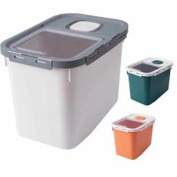 Recipiente De Armazenamento De Alimentos Para Animais De Estimação, Recipiente De Armazenamento De Alimentos Para Cães e Gatos, Ar Apertado, Sem Odor, 10kg, 22lb - Image 1