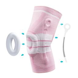 Joelheira Esportiva Dobrável, Suporte Elástico para Lesões do Tendão Patelar e do Menisco, Basquete, Voleibol, Rugby, Joelheiras - Image 4