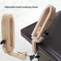 Clipes De Costura De Madeira Para Mesa E Mesa, Braçadeira De Cavalo De Pônei, Ferramenta De Couro, Torno De Couro, Envolvido De Madeira, DIY, Artesanal, 1 Conjunto - Image 2