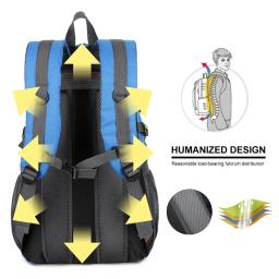 Mochila de escalada ao ar livre para homens, sacolas esportivas de trekking, mochilas unissex de montanhismo para homens, 40L - Image 4
