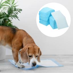 Almofadas para penico para cães, super absorventes e à prova d'água, tapetes para treinamento de animais de estimação, 100 peças, suprimentos de tecido não tecido - Image 1