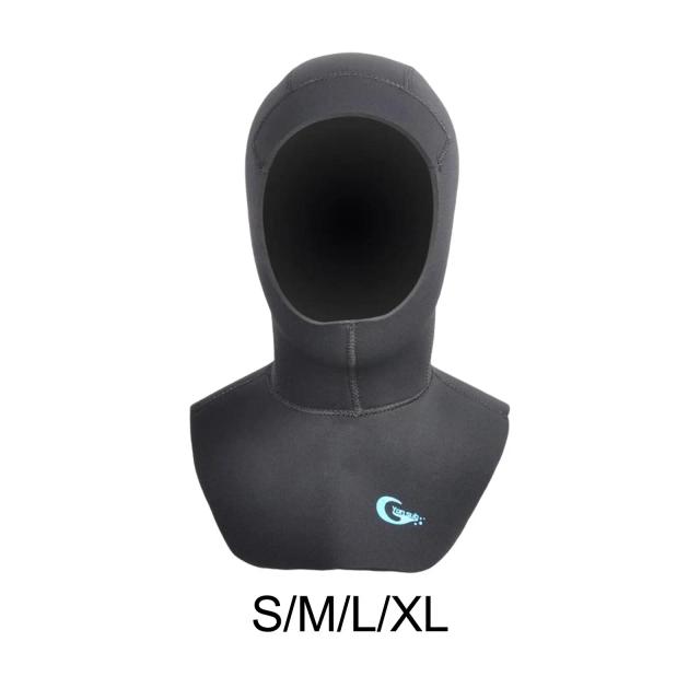 Capa de mergulho em neoprene 5mm para homens e mulheres com capuz térmico para esportes aquáticos