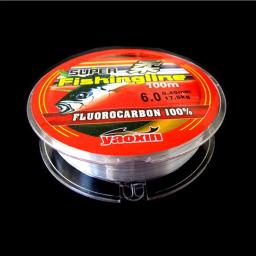 Super Strong Monofilamento Nylon Linha De Pesca, 100% Fluorocarbon, 0.8, 1.0, 1.2, 1.5, 2.0, 2.5, 3.0, 3.5, 4.0, 4.5, 5.0, 6.0, 7.0, 8.0, 100m - Image 4