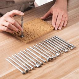 Selos De Cerâmica Para Gravação, Ferramentas De Couro, Aço Inoxidável, Perfurador De Flores, Carimbo Manual De Cerâmica DIY, Conjunto De Molde De Impressão - Image 5